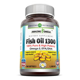 Amazing Omega 3 Fish Oil 1300 Mg 180 Softgels