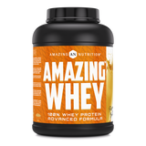 Amazing Whey Whey Protein (Isolate & Concentrate) 5 Lb Peanut Butter Flavor