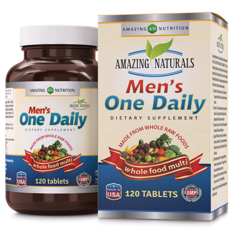 Amazing Naturals Men’s One Daily Multivitamin 120 Tablets