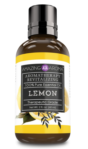 Amazing Aroma 100% Pure Lemon Essential Oil 2 Oz 15.00% Off Auto renew - Amazing Nutrition