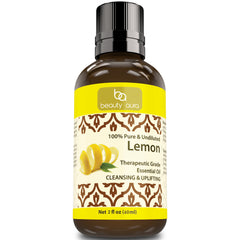 Beauty Aura Lemon essential Oil 2 Fl Oz 60 Ml