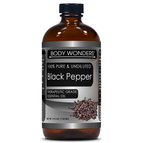 Body Wonders Black Pepper Oil 4 Fl Oz 118 Ml