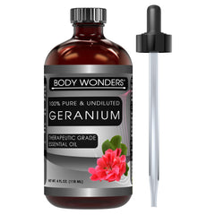 Body Wonders Geranium Essential Oil 4 Oz 118 Ml