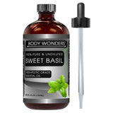 Body Wonders Sweet Basil Essential Oil 4 Fl Oz (118 Ml)