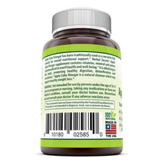 Herbal Secrets Apple Cider Vinegar 500 Mg 120 Capsules
