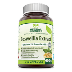 Herbal Secrets Boswellia Extract 600 Mg 240 Capsules