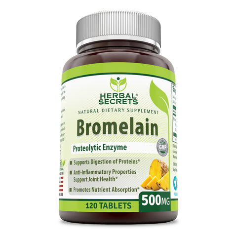Herbal Secrets  Bromelian 500 Mg 120 Tablets