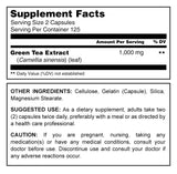 Herbal Secrets Green Tea Extract 1000 Mg 250 Capsules - herbalsecrets
