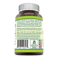 Herbal Secrets Liver Support 120 Capsules