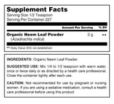 Herbal Secrets Organic Neem Powder 2 Lb 16 Ounces - herbalsecrets
