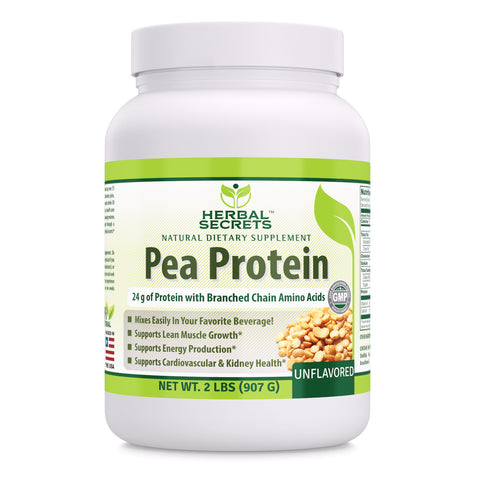 Herbal Secrets Pea Protein UnFlavored 2 Lbs