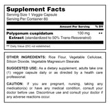 Herbal Secrets Resveratrol 100 Mg 60 Veggie Capsules - herbalsecrets