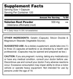 Herbal Secrets Valerian Root 500 Mg 120 Capsules - herbalsecrets