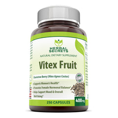 Herbal Secrets Vitex Fruit 400 Mg 250 Capsules