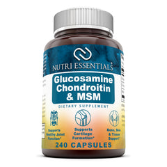 Nutri Essentials Glucosamine Chondroitin MSM 240 Capsules