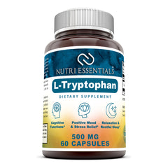 Nutri Essentials L Tryptophan 500 Mg 60 Capsules
