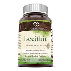 Nutri Essentials Lecithin 1200 Mg 240 Softgels