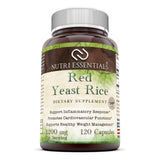 Nutri Essentials Red Yeast Rice 1200 Mg 120 Capsules