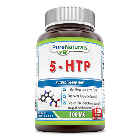 Pure Naturals 5 HTP 100 Mg 120 Veggie Capsules