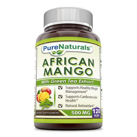Pure Naturals African Mango 500 Mg 120 Veggie Capsules
