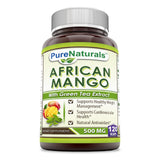 Pure Naturals African Mango 500 Mg 60 Veggie Capsules