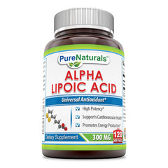 Pure Naturals Alpha Lipoic Acid 300 Mg 120 Softgels