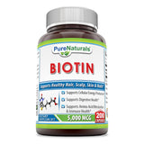 Pure Naturals Biotin 5000 Mcg 200 Capsules