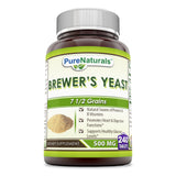 Pure Naturals Brewers Yeast 500 Mg 240 Tablets
