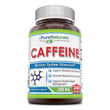 Pure Naturals Caffeine 200 Mg 240 Capsules