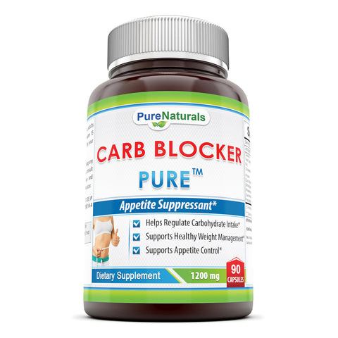 Pure Naturals Carb Blocker 1200 Mg 90 Capsules