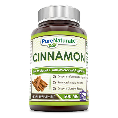 Pure Naturals Cinnamon 500 Mg 120 Capsules