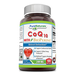 Pure Naturals COQ10 200 Mg 60 Softgels