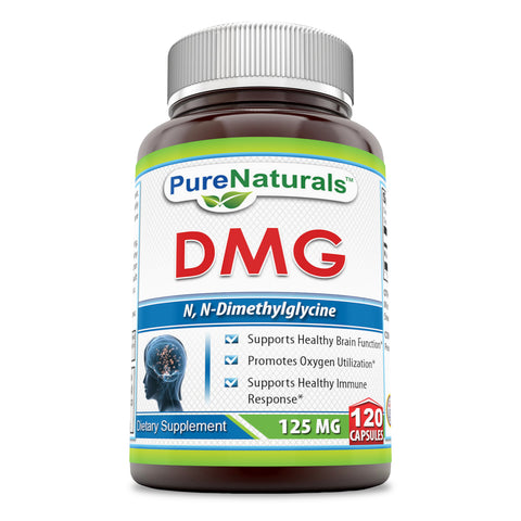 Pure Naturals DMG 125 Mg 120 Capsules