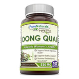 Pure Naturals Dong Quai 530 Mg 100 Capsules