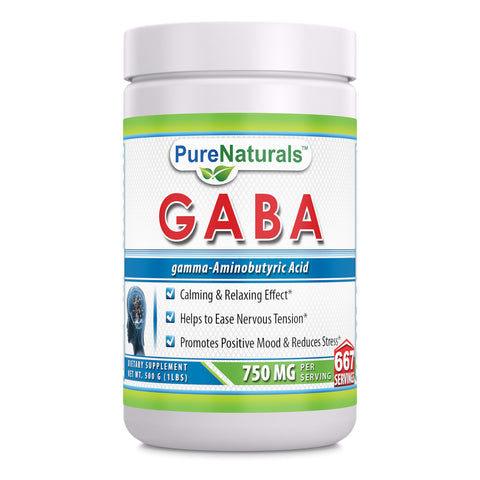 Pure Naturals GABA Powder 500 Gram