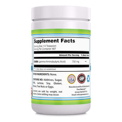 Pure Naturals GABA Powder 500 Gram