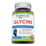 Pure Naturals Glycine 500 MG 180 Capsules