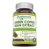 Pure Naturals Green Coffee Bean Extract 400 Mg 90 Capsules