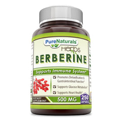 Pure Naturals Berberine 500 Mg 250 Capsules