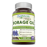 Pure Naturals Borage Oil 1000 mg 180 Softgels