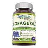 Pure Naturals Borage Oil 1000 Mg 90 Softgels