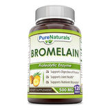 Pure Naturals Bromelain 500 Mg 120 Tablets