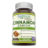 Pure Naturals Cinnamon Complex 350 Mg 120 Softgels