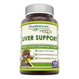 Pure Naturals Liver Support Dietary Supplement 372.340 Milligrams 120 Capsules