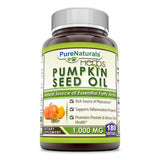 Pure Naturals Pumpkin Seed Oil 1000 Mg 180 Softgels