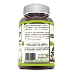 Pure Naturals Resveratrol 500 Mg 60 Veggie Capsules