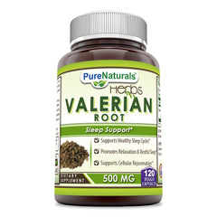 Pure Naturals Valerian Root 500 Mg 120 Veggie Capsules