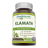 Pure Naturals Klamath 500 Mg 120 Caspules