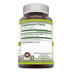 Pure Naturals Klamath 500 Mg 120 Caspules