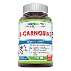 Pure Naturals L-Carnosine 500 Mg 100 Veggie Capsules
